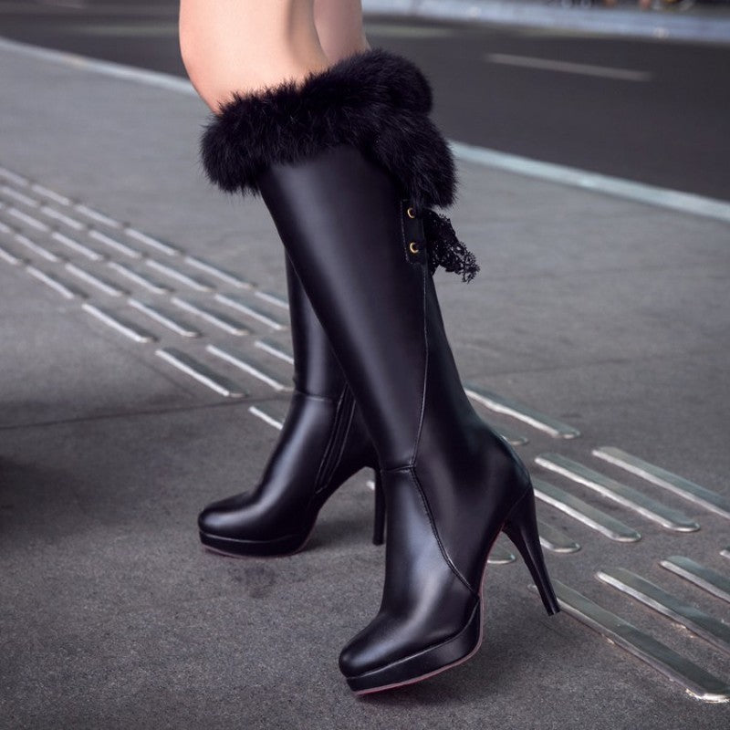 High stiletto boots