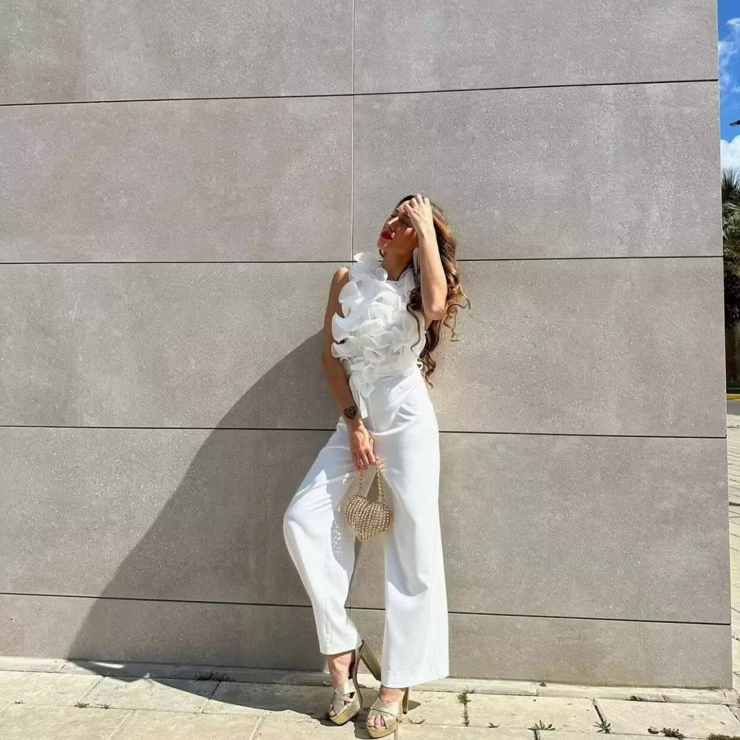 Layered Decorative Jumpsuit