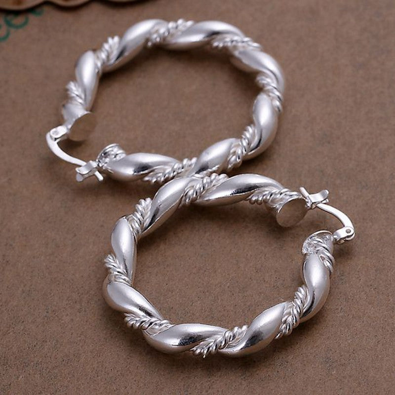Vintage twisted earrings
