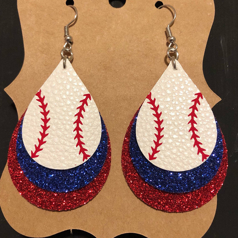 Baseball Earrings