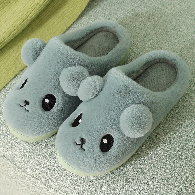Furry Plush House Shoes