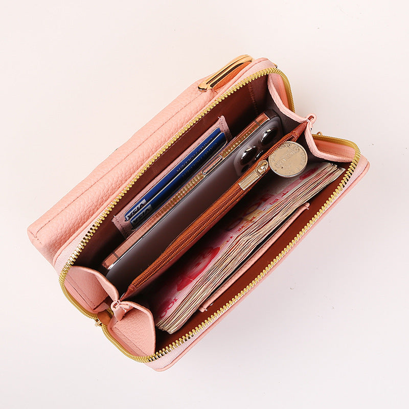 Flower Phone Bag With Lock Buckle