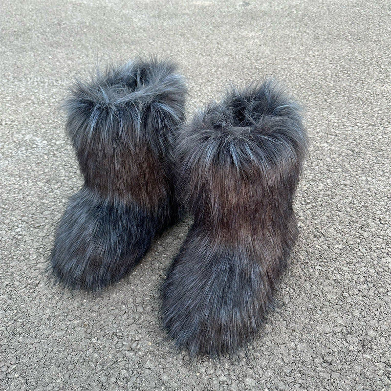 Plush Snow Boots