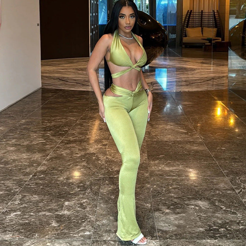 Halter Blouse And Pants