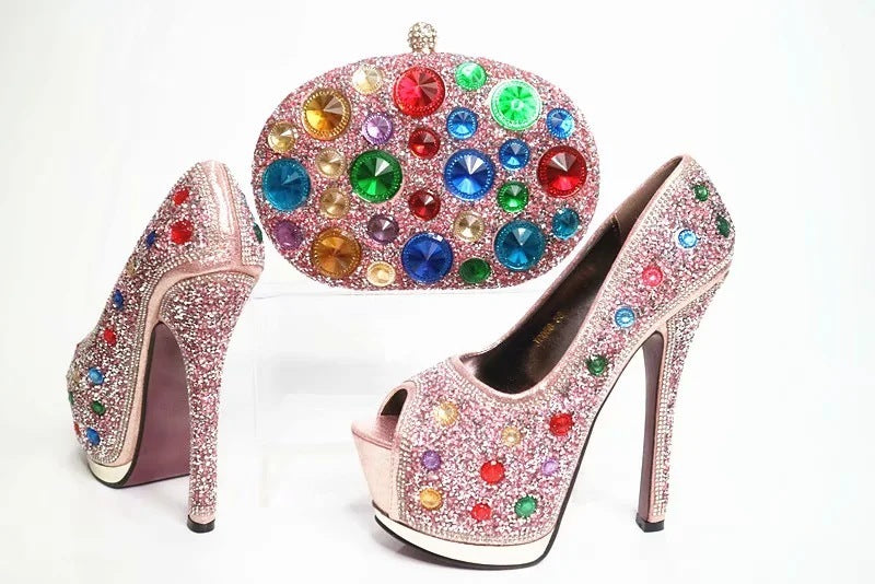 Stiletto Pointed Rhinestone Bag