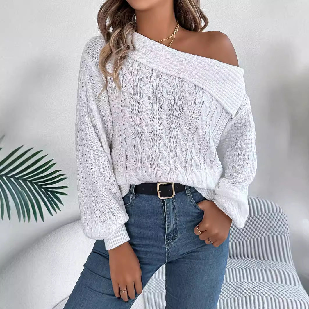 Off-the-shoulder Pullover