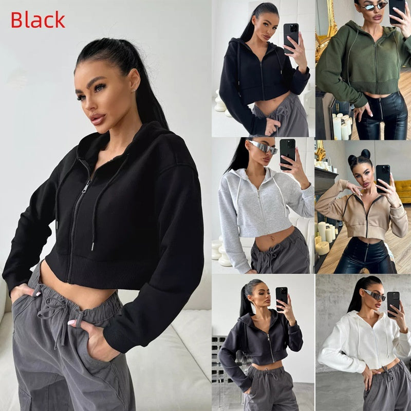 Hooded Drawstring Sweater
