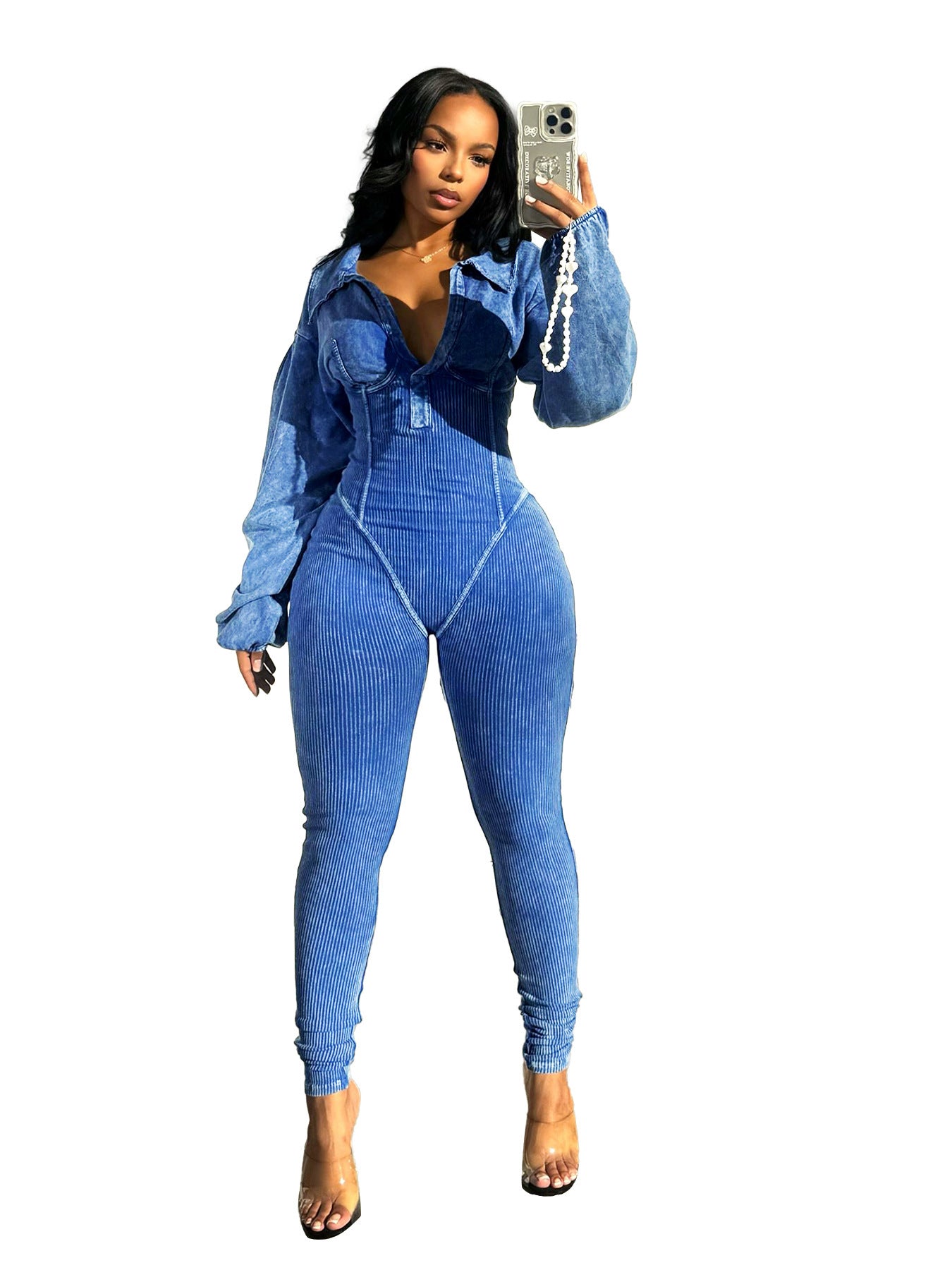 Versatile Long Sleeve Jumpsuit
