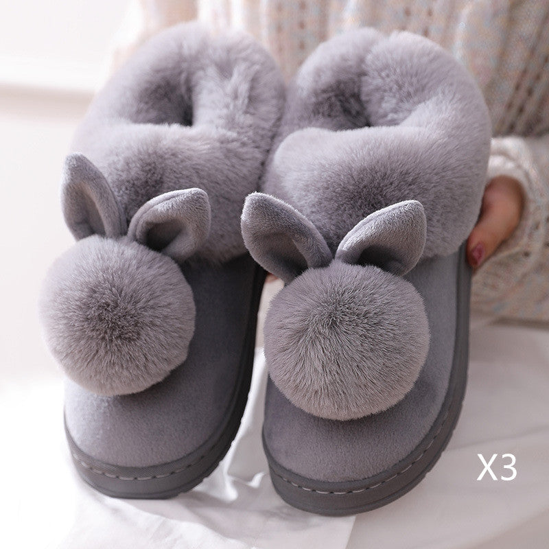 Rabbit Fur Slippers