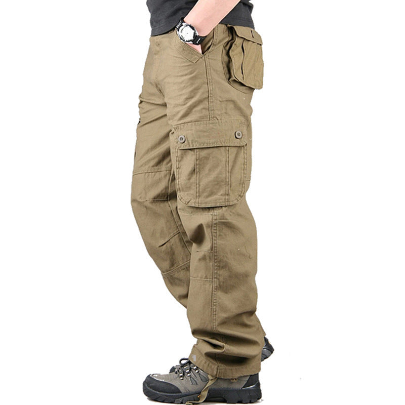 Multi-pocket Loose Pants