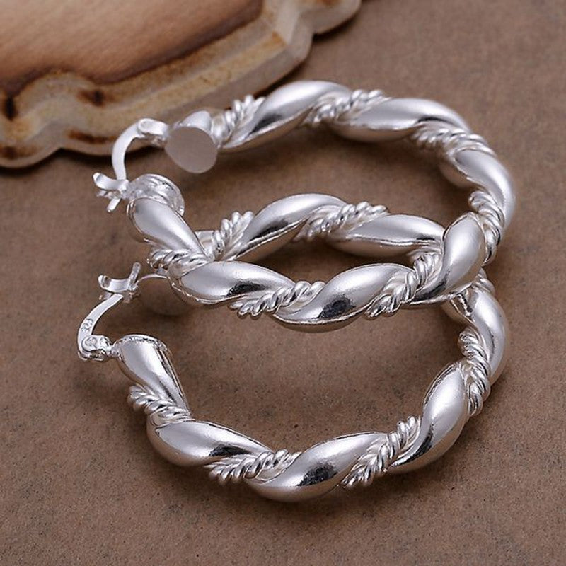 Vintage twisted earrings