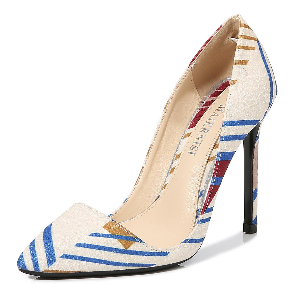 Color block Heels
