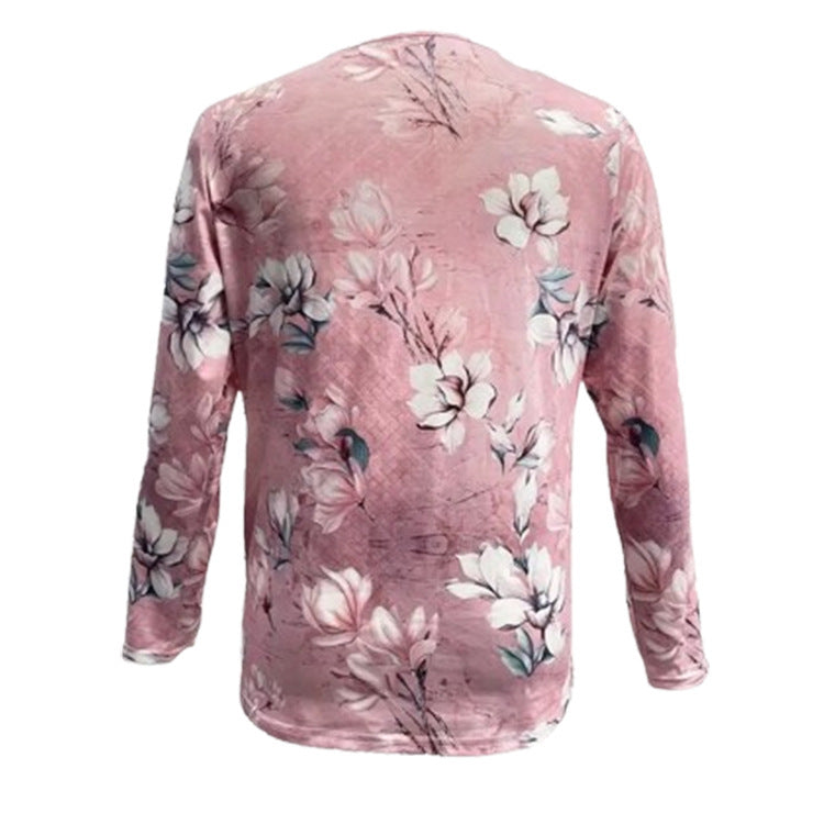 Vintage V-neck Long Sleeve