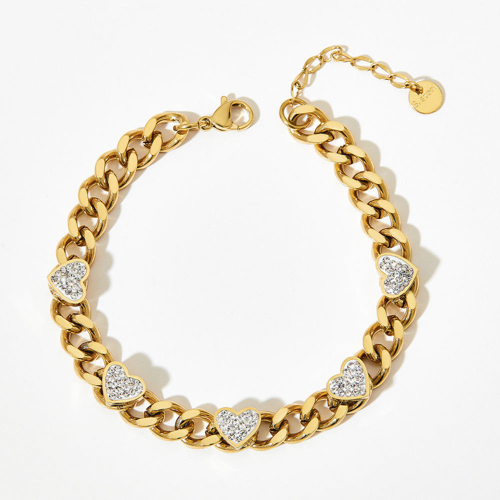 French Heart-shaped Bracelet