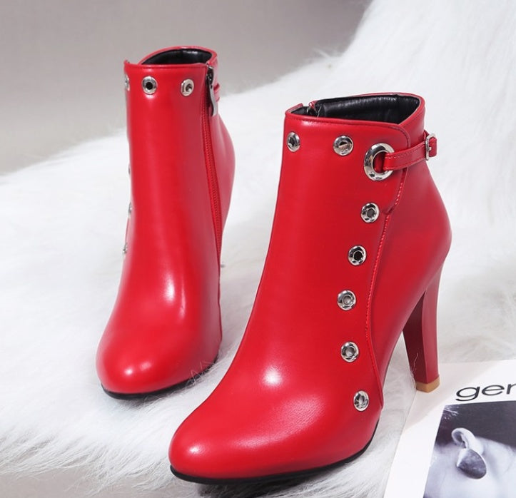 High Heel Nude Boots