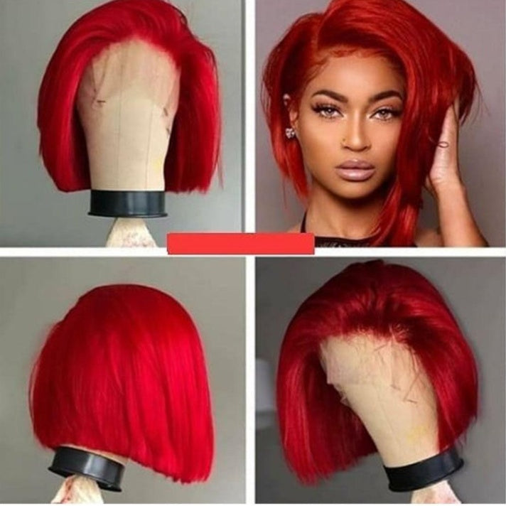 Red BOB Short Wig
