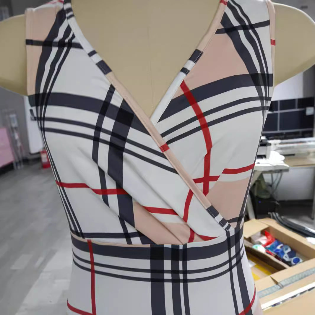V-neck Dress