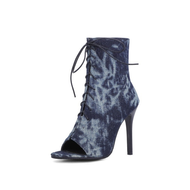 Stiletto Heel Lace-up