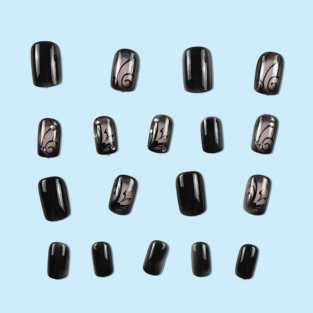 Black Vine Nails