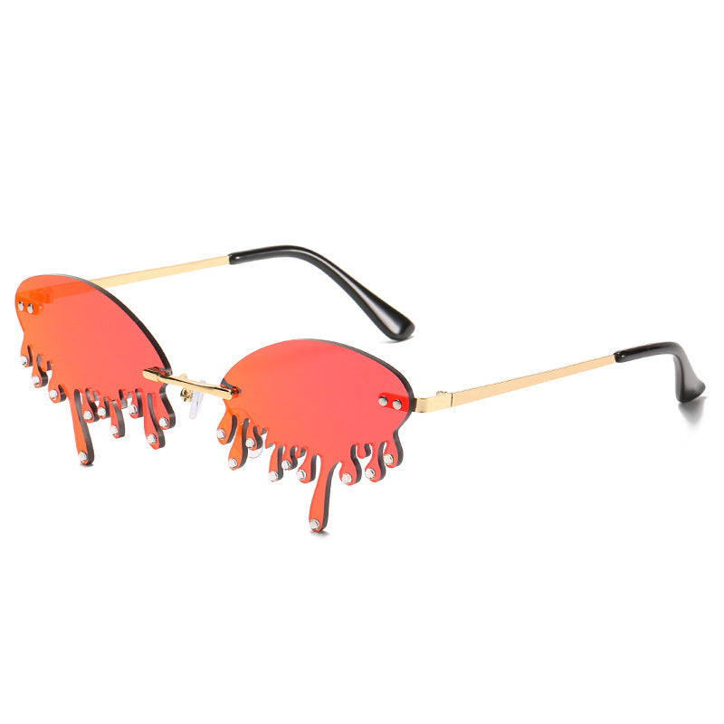 Sunglasses Personality Tear-shaped Visor