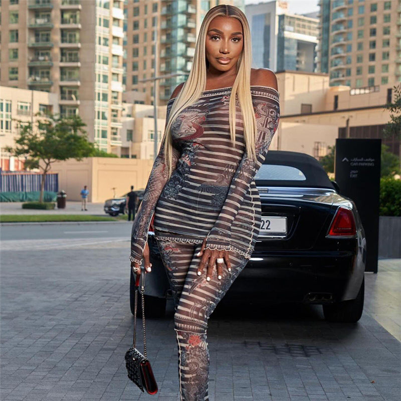 Mesh See-through Trousers