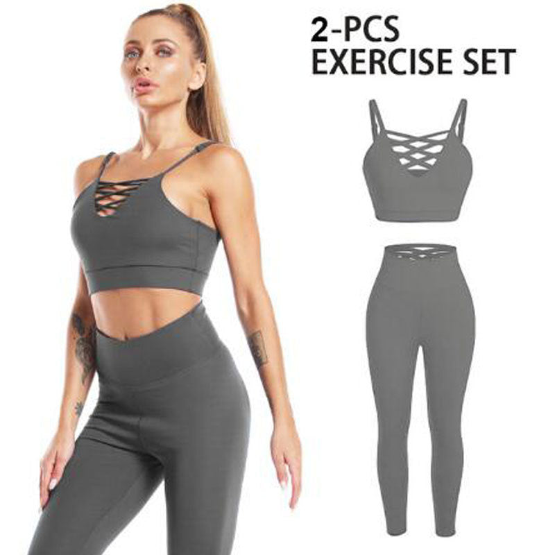 Adjustable Bra Exercise Suit