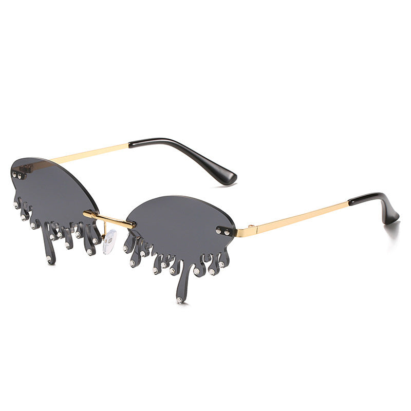 Sunglasses Personality Tear-shaped Visor