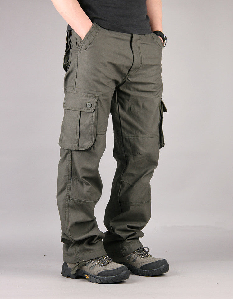 Multi-pocket Loose Pants