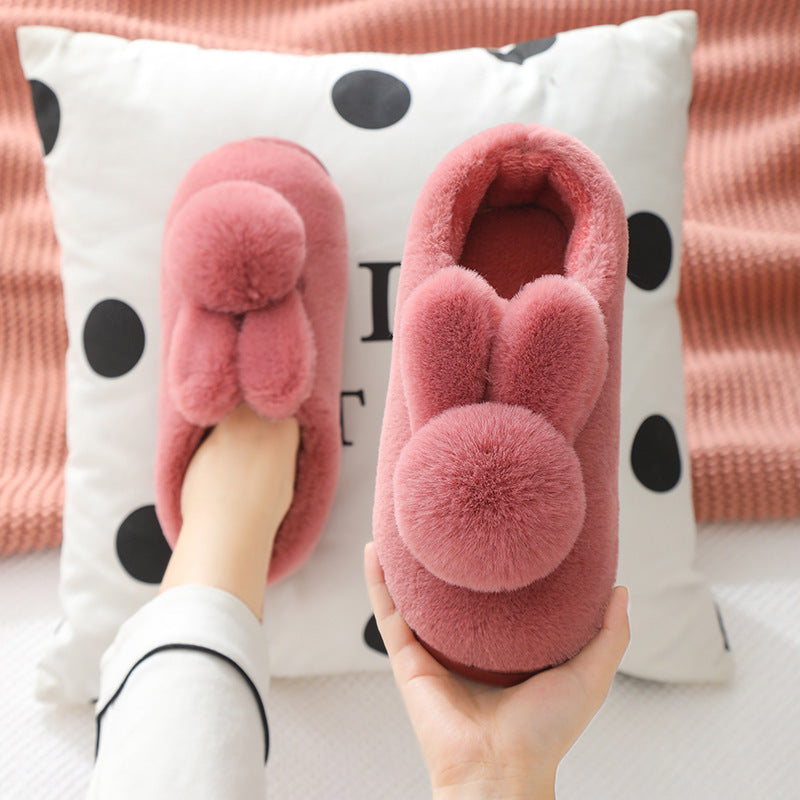 Thick Bottom Non-slip Plush Sluppers