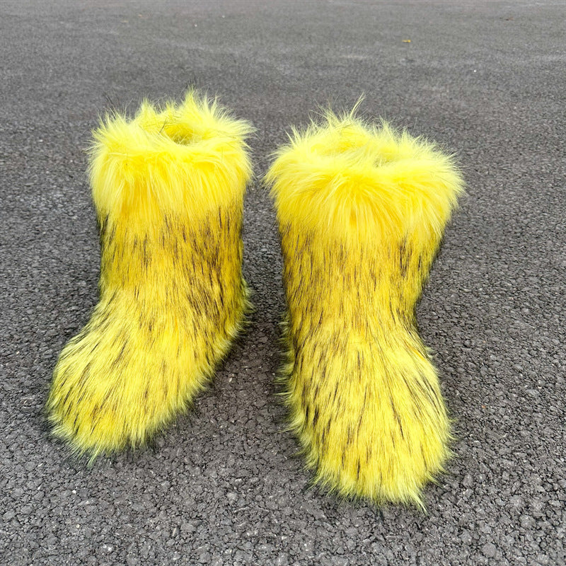 Plush Snow Boots