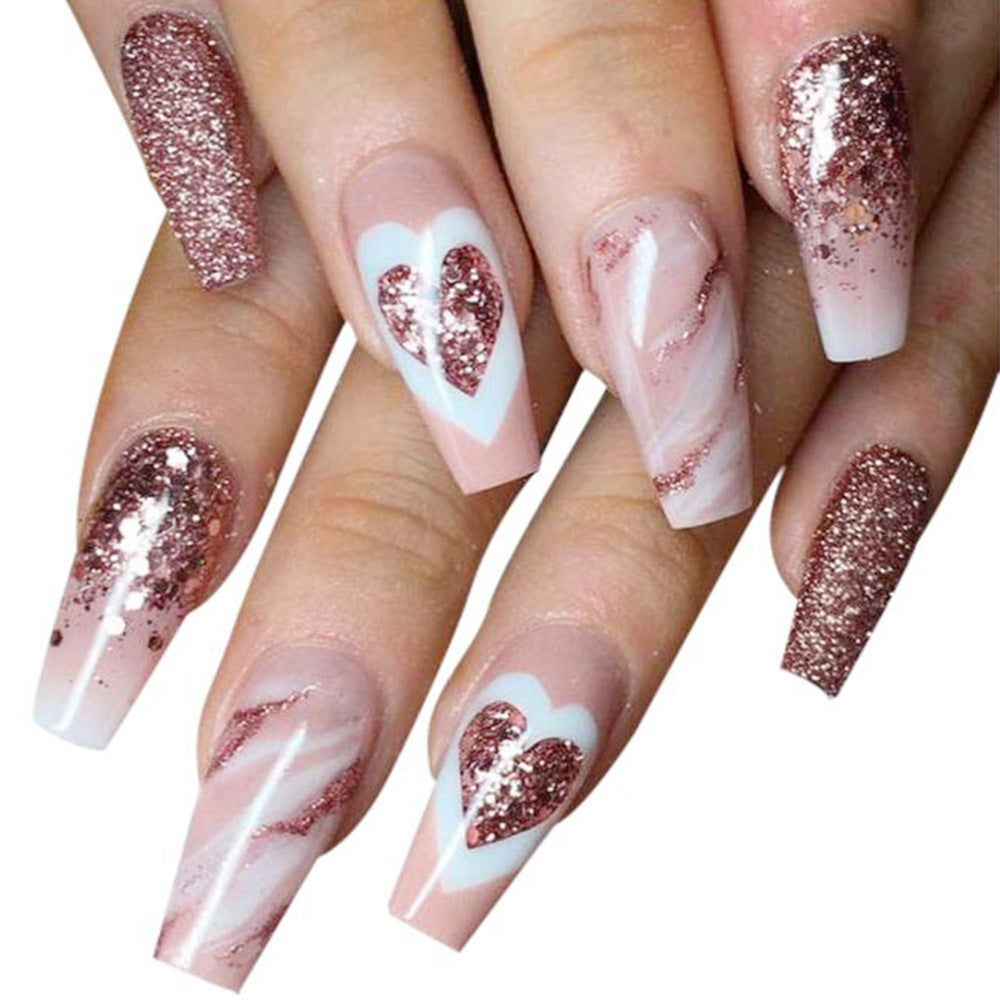 Blue Armor Nails