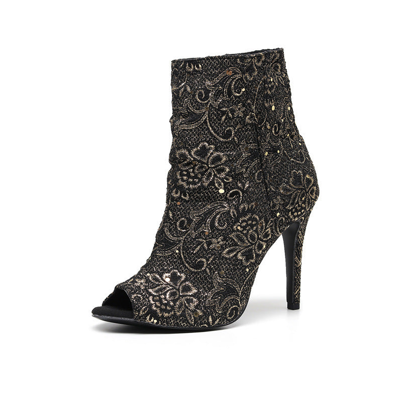 Black Hollow Summer Heels