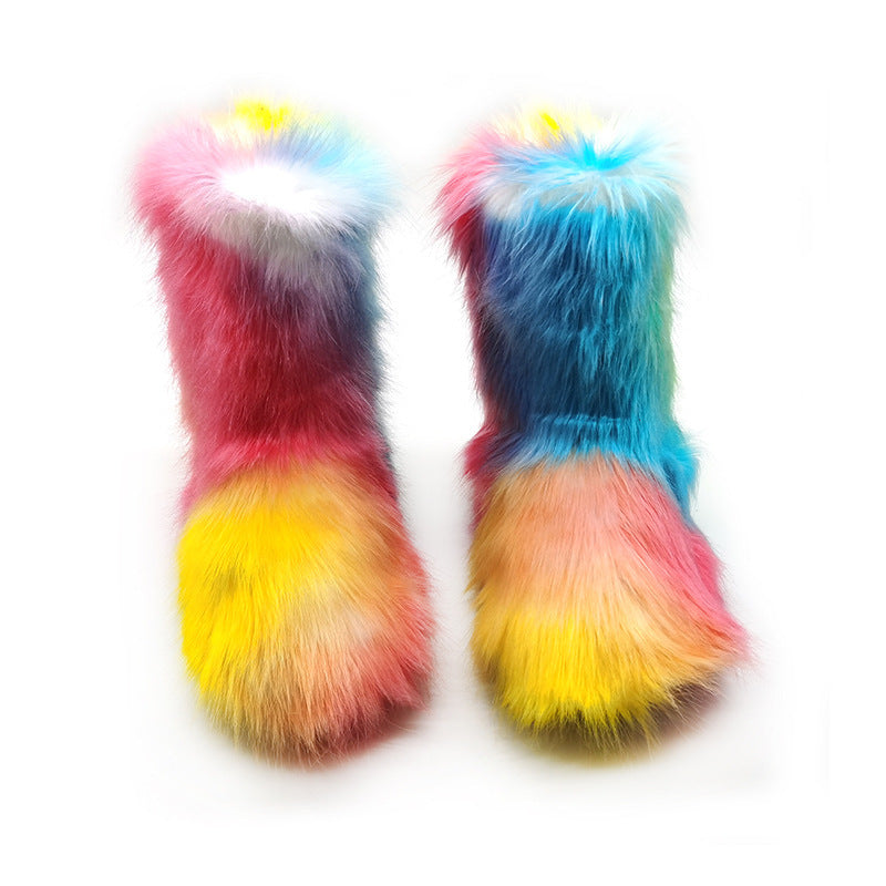 Plush Snow Boots