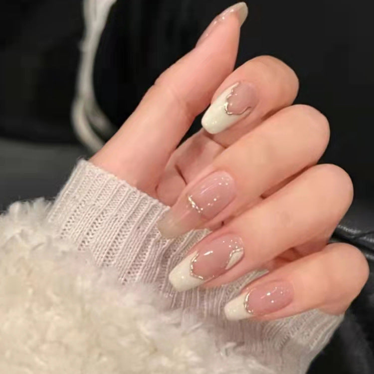 Blue Armor Nails