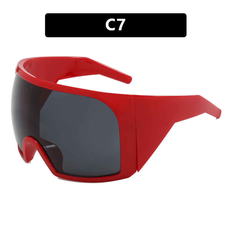 Large Rim Mask Sunglasses