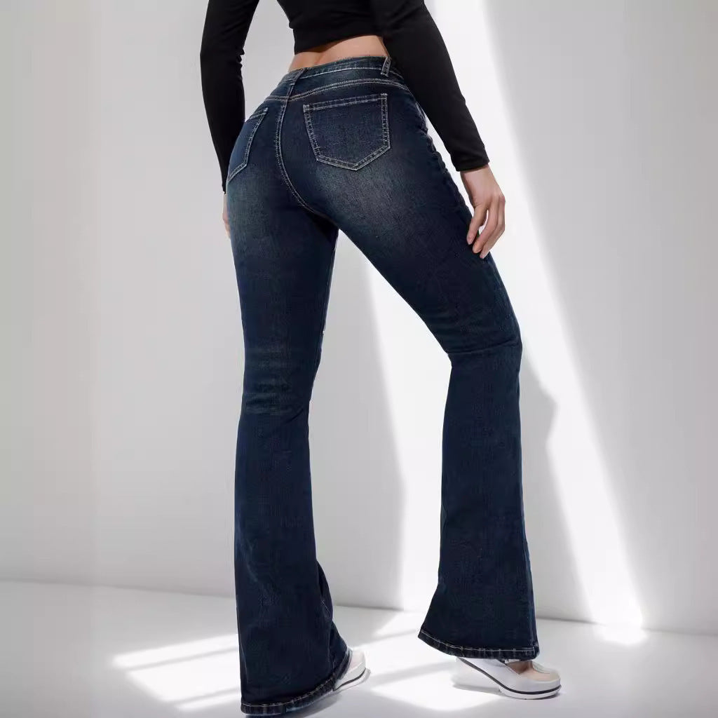High Elastic Slim Jeans