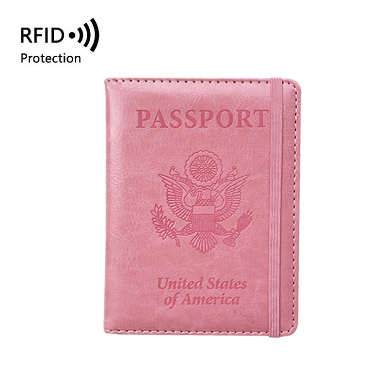 Versatile Travel Leather Passport Case
