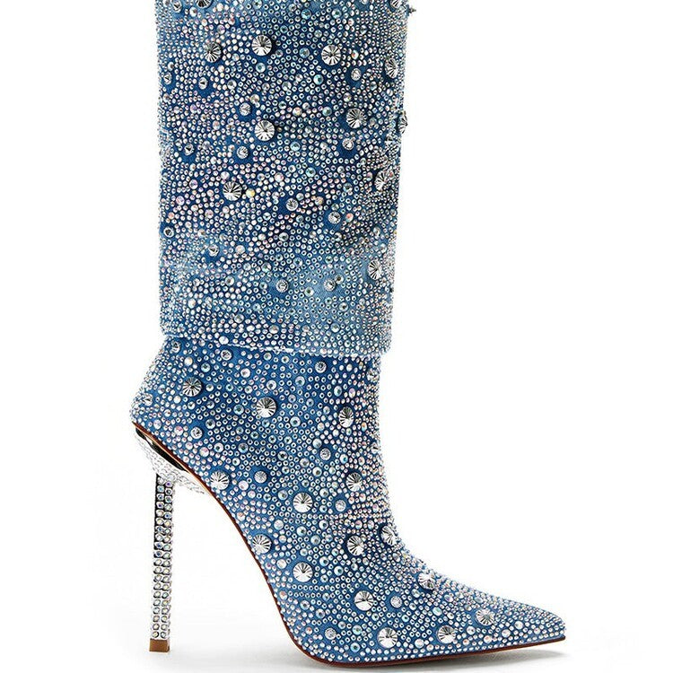 Pointy Heel Boots