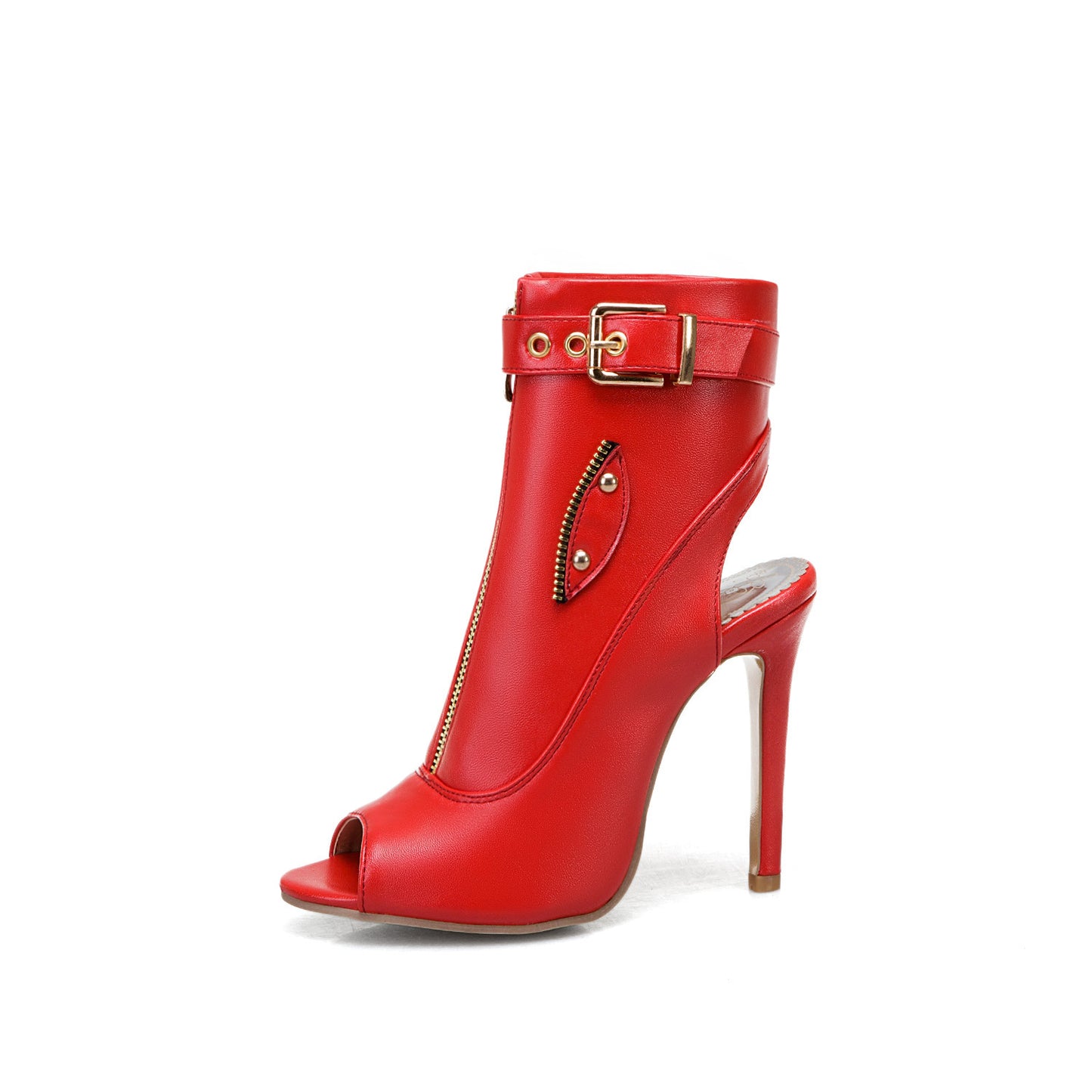 Peep-toe Sandal Boots