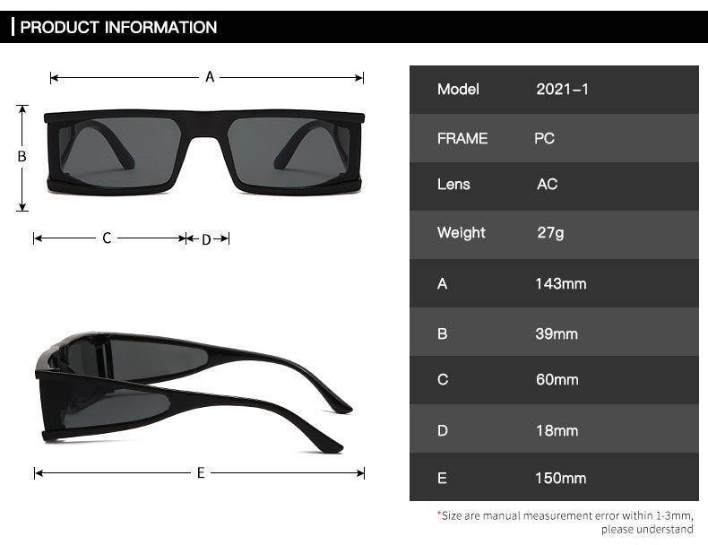 Square Frame Sunglasses
