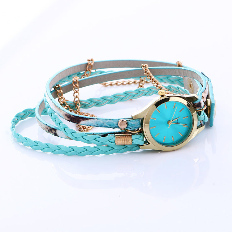 Multicolor Surface Bracelet Quartz Watch