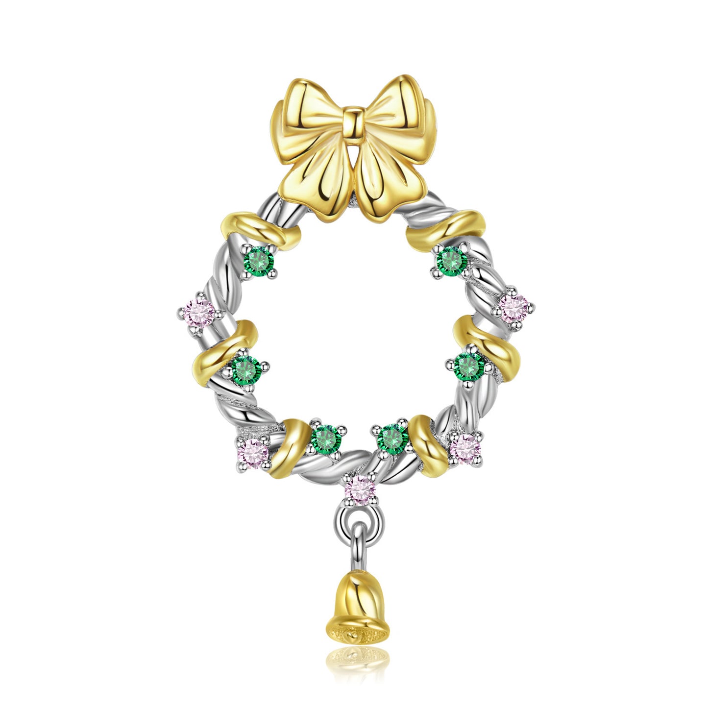 Wreath Christmas Necklace