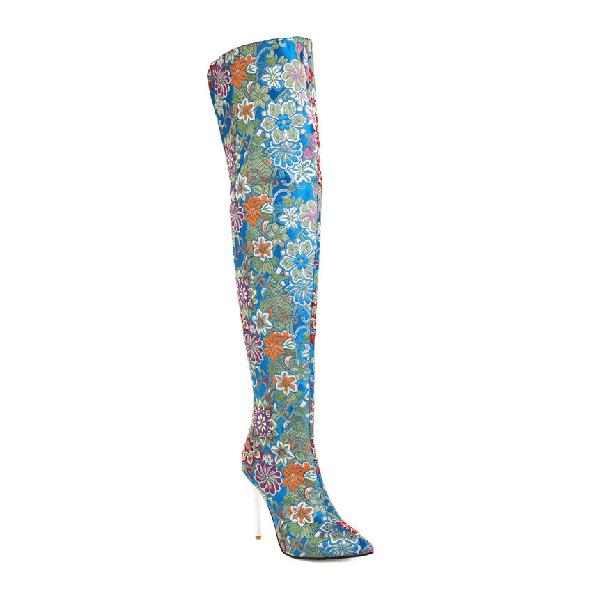 Embroidered Stiletto