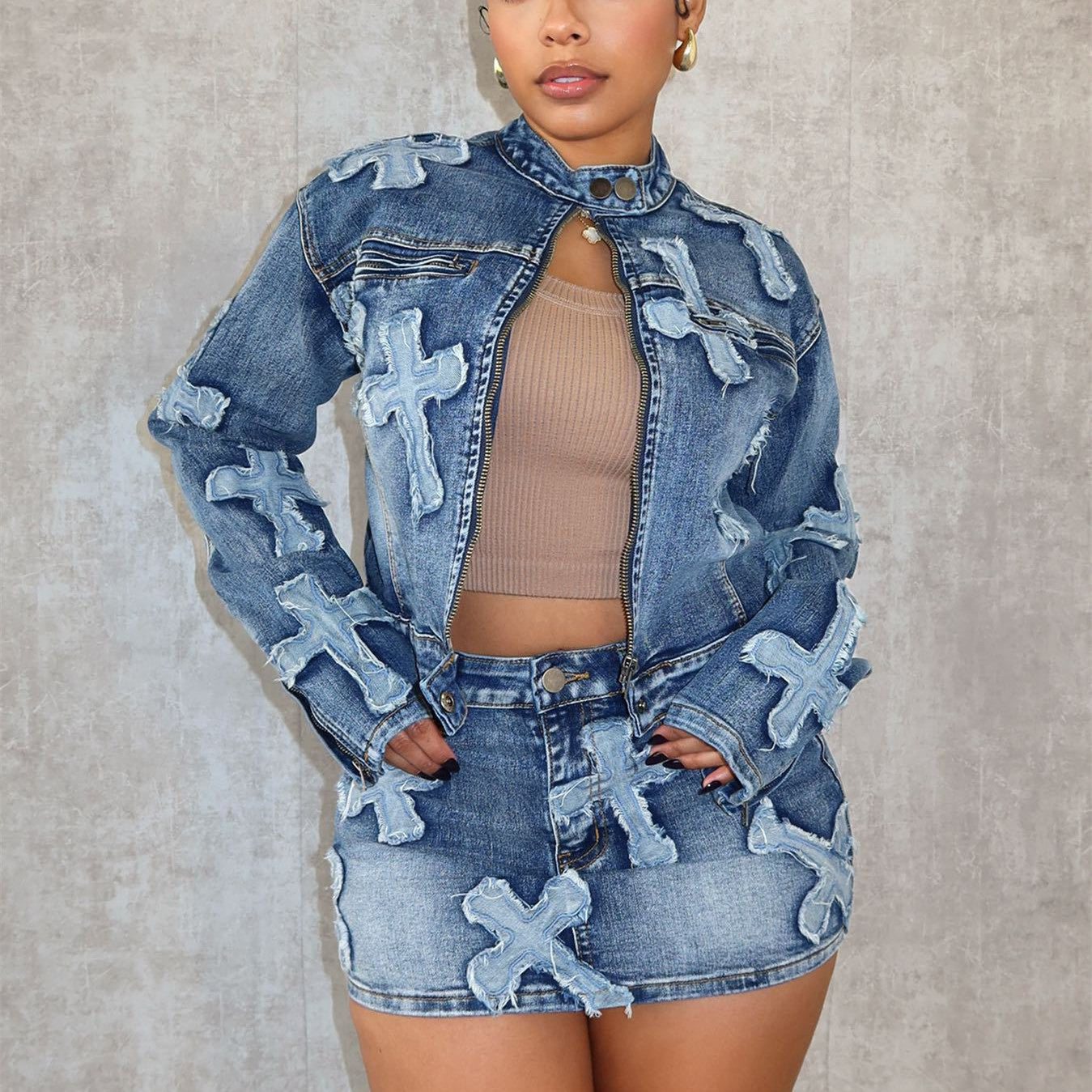 Denim Jacket Suits