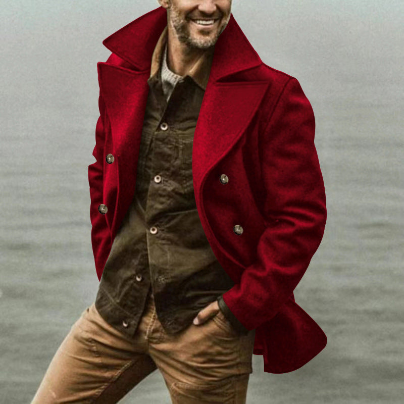 Double Breasted Casual Trench Coat