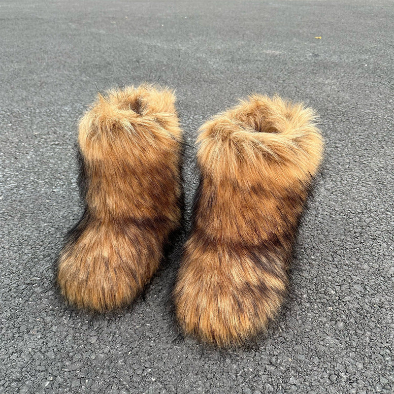 Plush Snow Boots