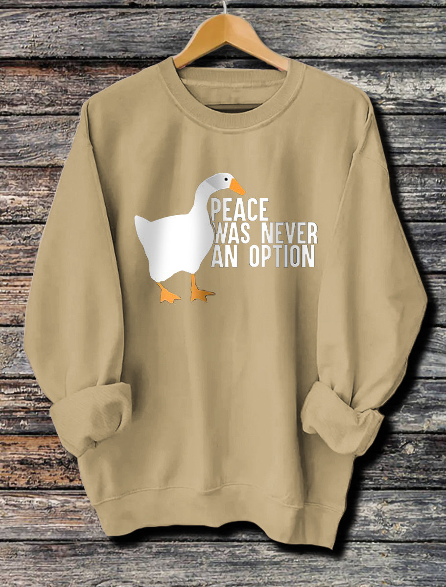 Long Sleeved Printed Hoodie