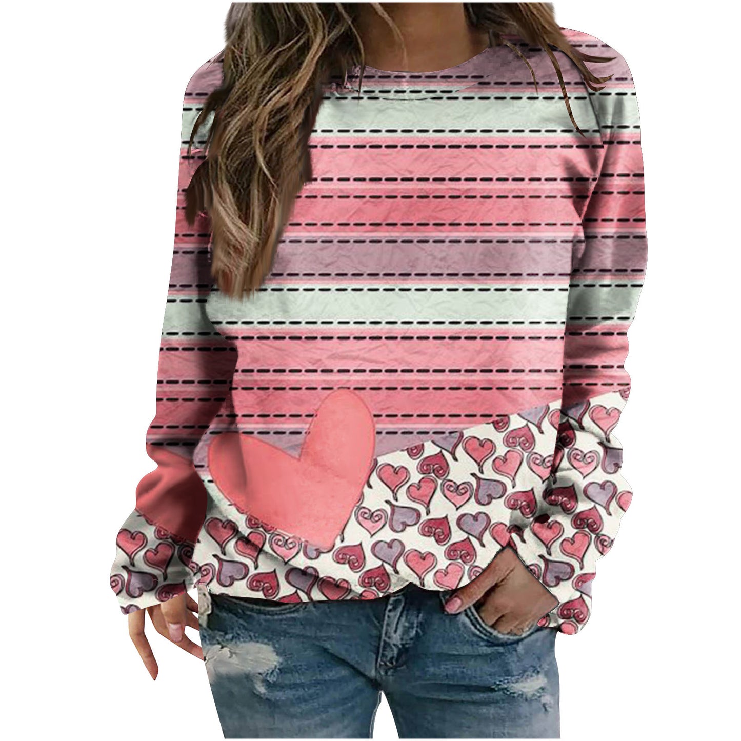 Fashion Round Neck Sweater