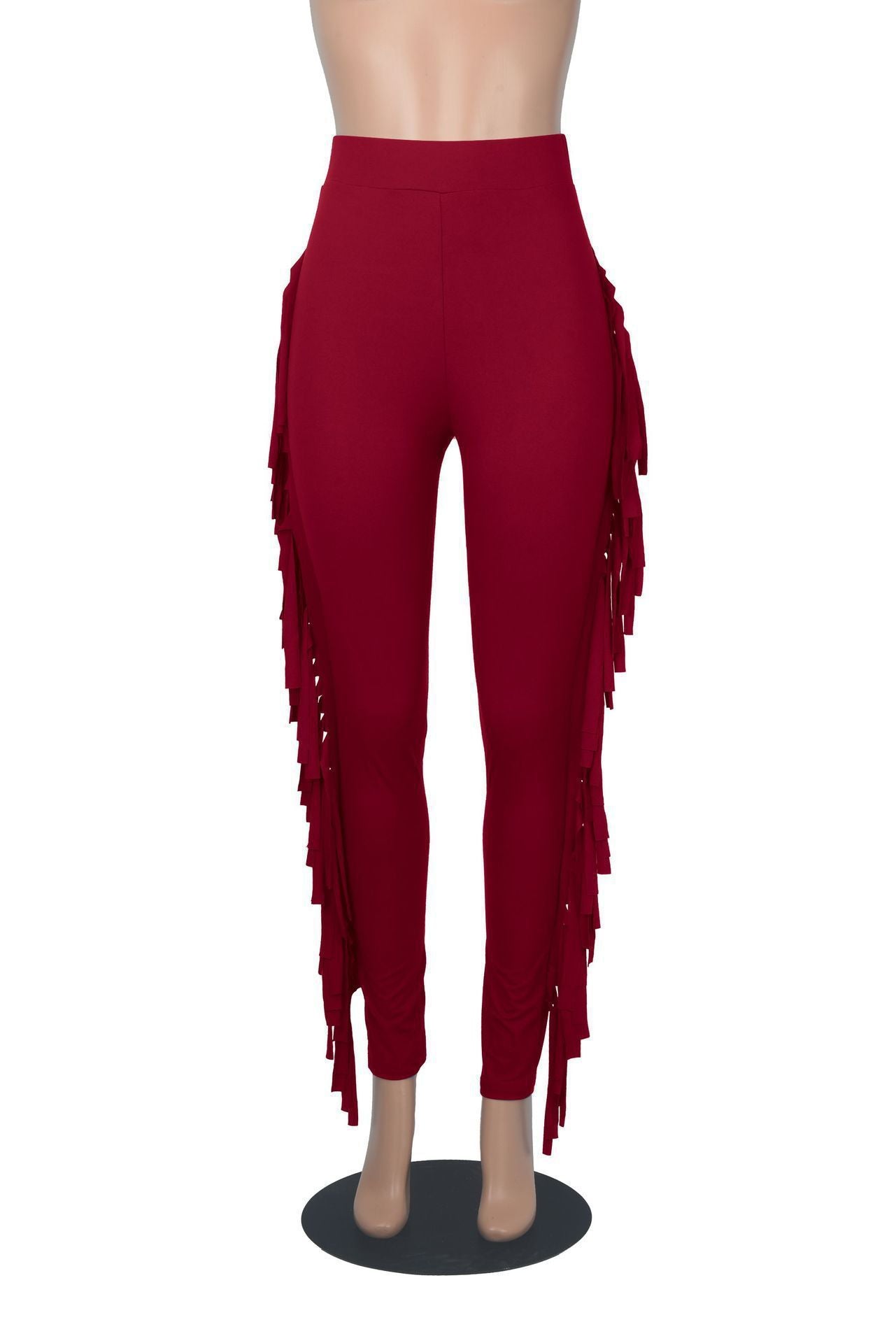 High Waist Tassel Pants