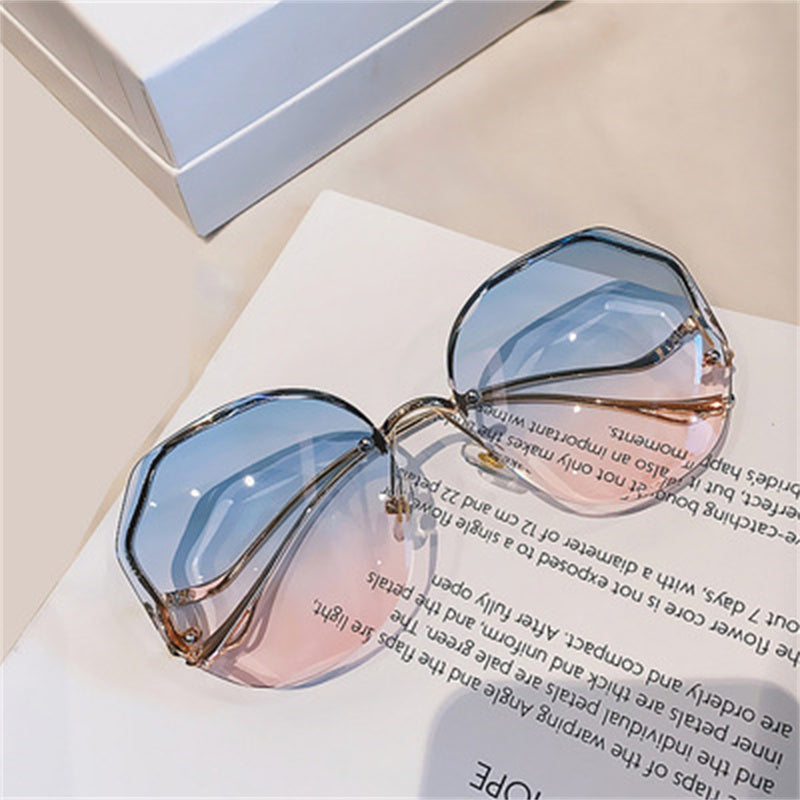 Anti-UV Rimless Glasses